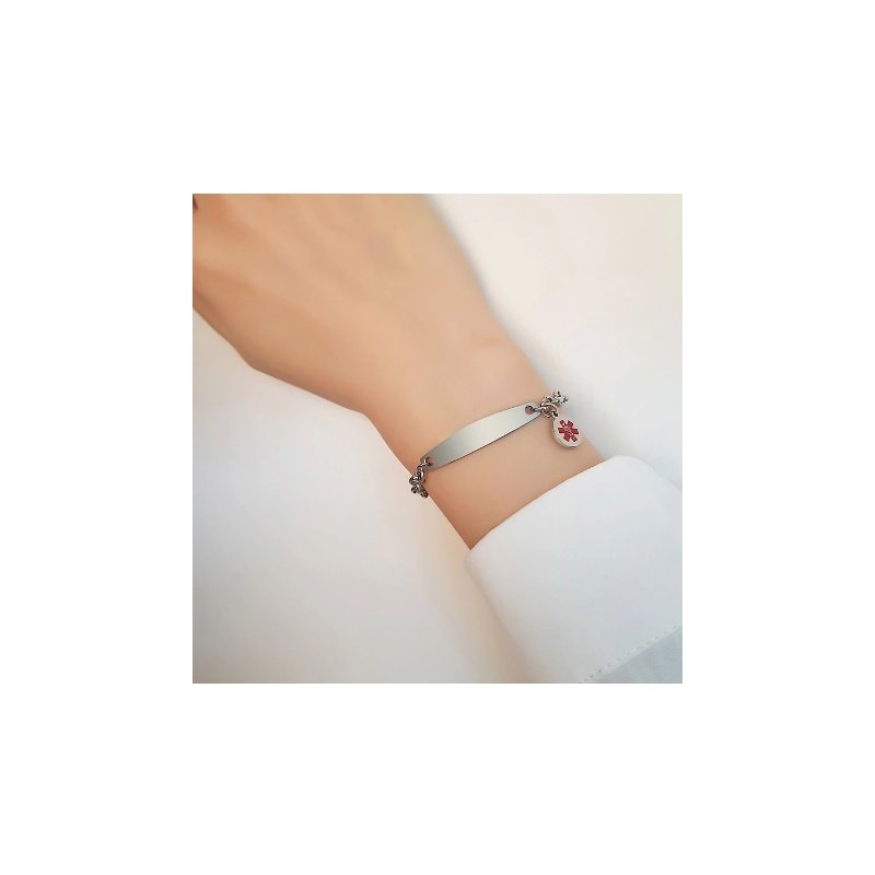 PULSERA ALERTA MÉDICA MUJER