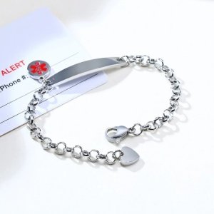 PULSERA ALERTA MÉDICA MUJER