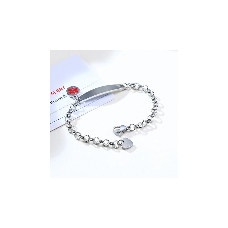 PULSERA ALERTA MÉDICA MUJER