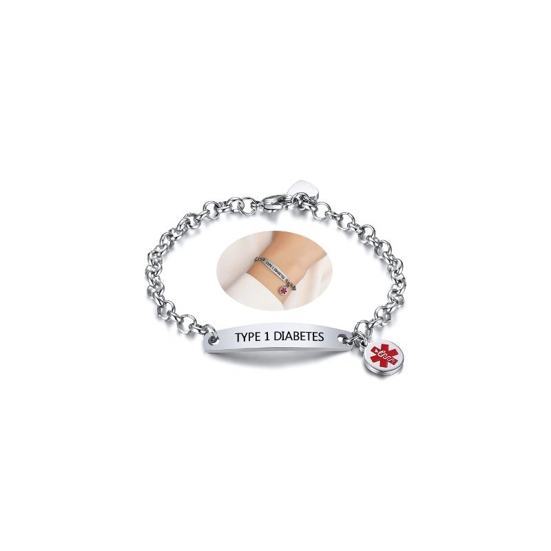 PULSERA ALERTA MÉDICA MUJER