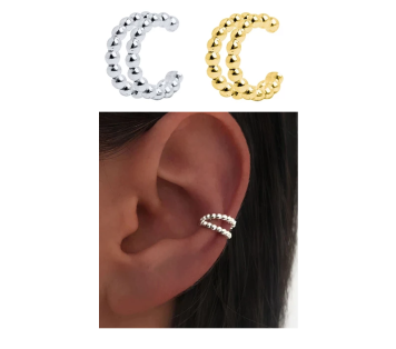 PENDIENTES EAR CUFF (1 UNIDAD) PLATA DE LEY