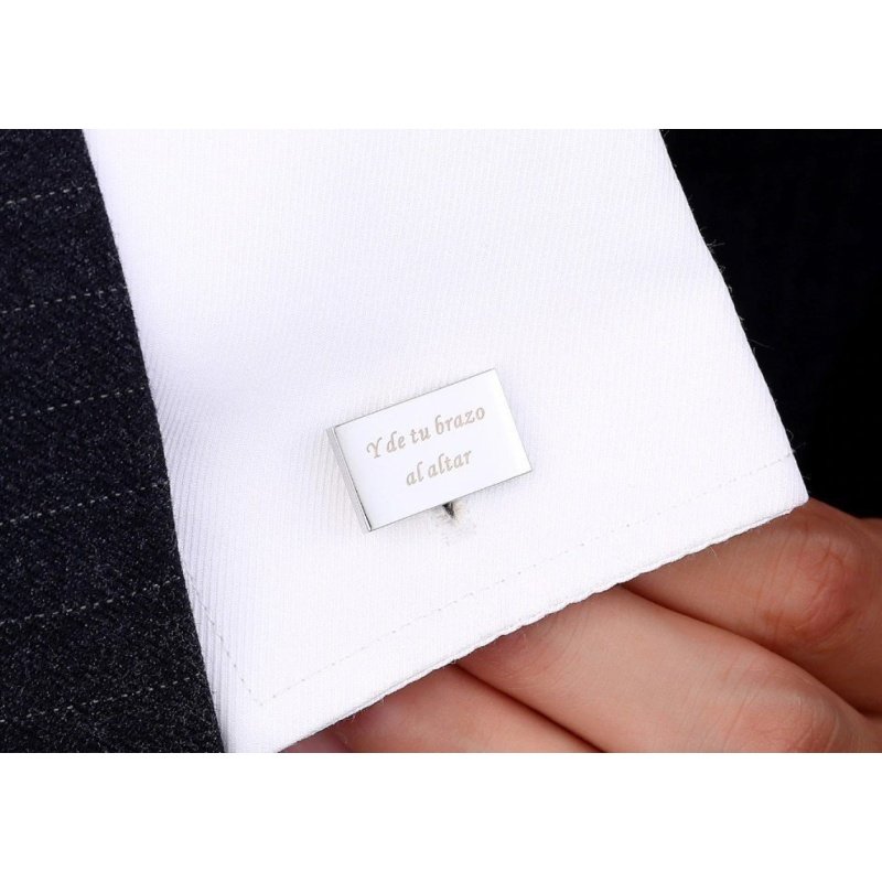 GEMELOS ACERO (SE PUEDEN GRABAR)