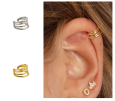 PENDIENTES EAR CUFF (1 UNIDAD) PLATA DE LEY