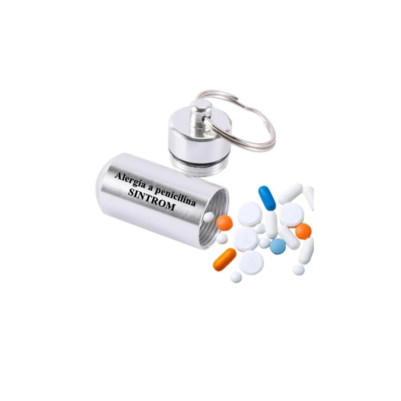 PASTILLERO LLAVERO (SE PUEDE GRABAR)