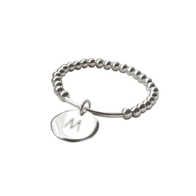 PULSERA PLATA DE LEY 925 PERSONALIZADA CON MEDALLAS PARA GRABAR