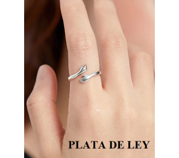 ANILLO "ABRAZO" PLATA