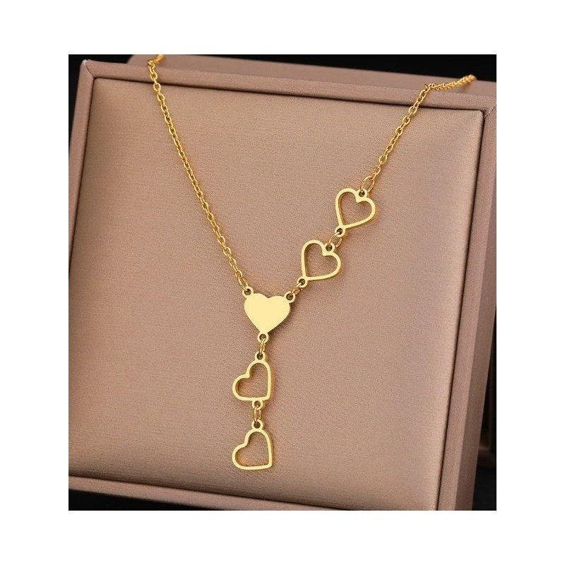 COLLAR GARGANTILLA CORAZONES (Se graba inicial)