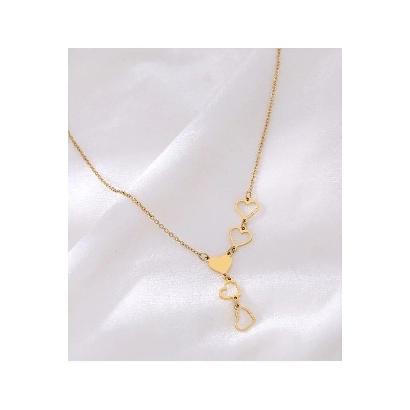 COLLAR GARGANTILLA CORAZONES (Se graba inicial)