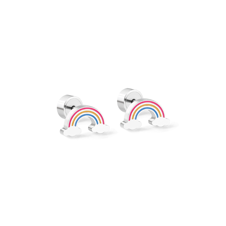 PENDIENTES ARCO IRIS NIÑA O ADULTO