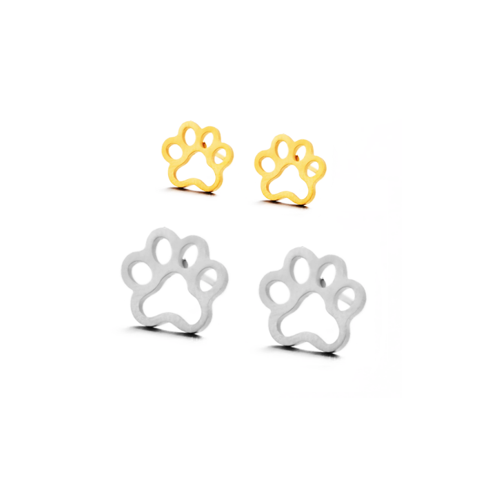 PENDIENTES HUELLA MASCOTA