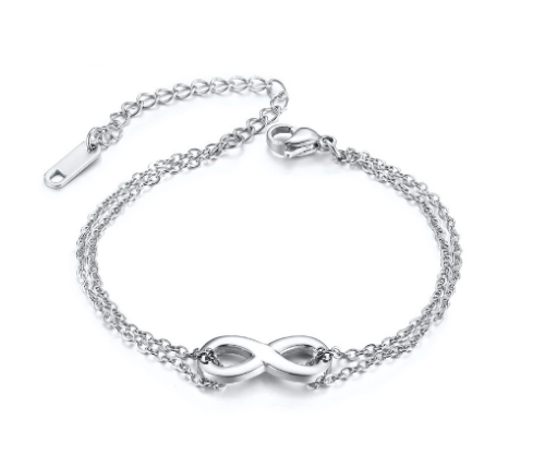 PULSERA INFINITO ACERO INOX