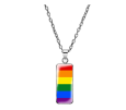 COLGANTE RECTANGULAR LGTBI, ORGULLO, ARCO IRIS COLGANTE RECTANGULAR LGTBI, ORGULLO, ARCO IRIS