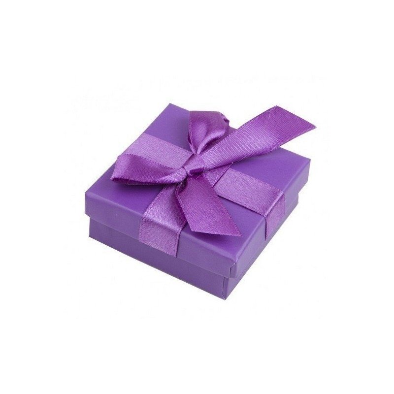 CAJA REGALO PARA JOYAS MORADA
