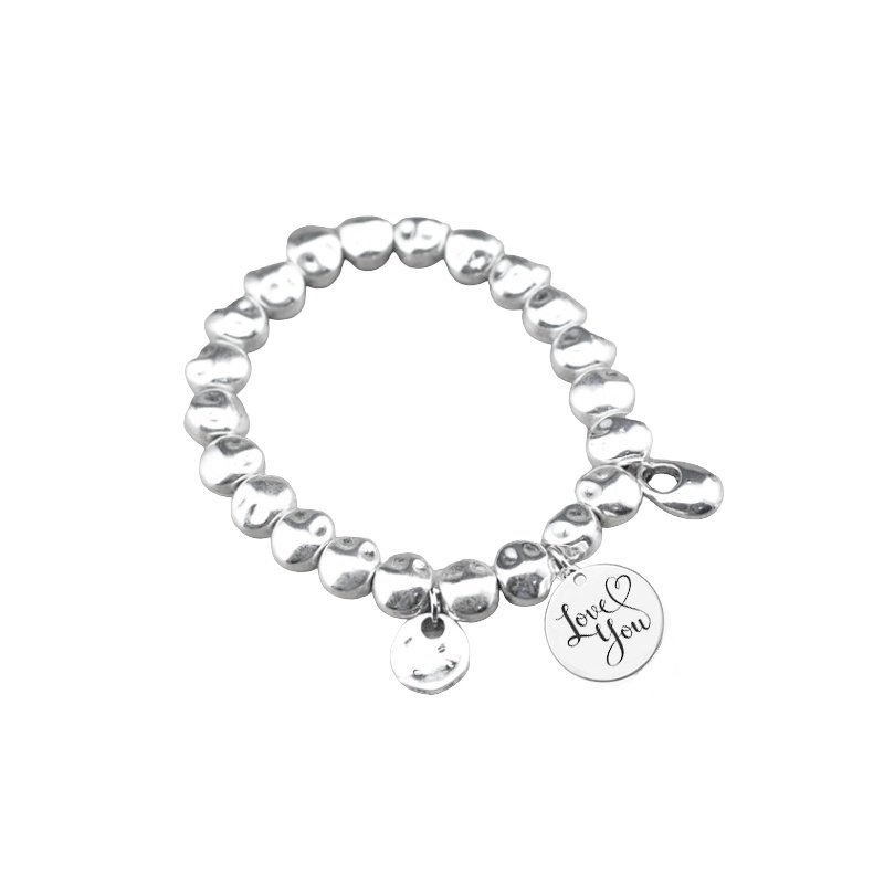 PULSERA ZAMAK CON CHAPA PERSONALIZADA