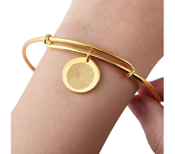 PULSERA PERSONALIZADA CON HUELLA DACTILAR