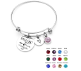 PULSERA RÍGIDA CON CHAPAS PERSONALIZADAS PULSERA RÍGIDA CON CHAPAS PERSONALIZADAS