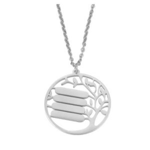 Collar árbol de la vida personalizado para grabar nombres (hasta 4)