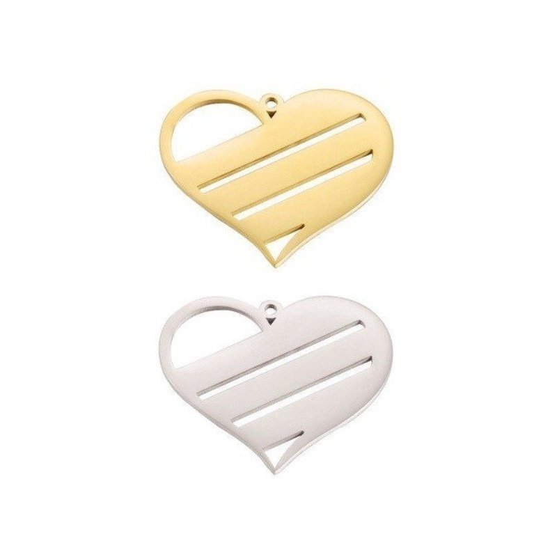 Collar Corazón Con Inicial - Kls Joyerías