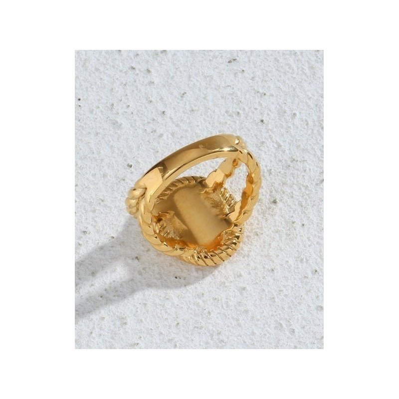 ANILLO SELLO WATERPROOF PERSONALIZADO ACERO Y ORO