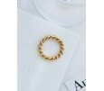 ANILLO TWISTER ACERO Y ORO WATERPROOF ANILLO TWISTER ACERO Y ORO WATERPROOF