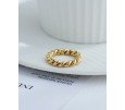 ANILLO TWISTER ACERO Y ORO WATERPROOF ANILLO TWISTER ACERO Y ORO WATERPROOF