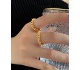 ANILLO TWISTER ACERO Y ORO WATERPROOF ANILLO TWISTER ACERO Y ORO WATERPROOF