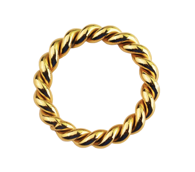 ANILLO TWISTER ACERO Y ORO WATERPROOF ANILLO TWISTER ACERO Y ORO WATERPROOF