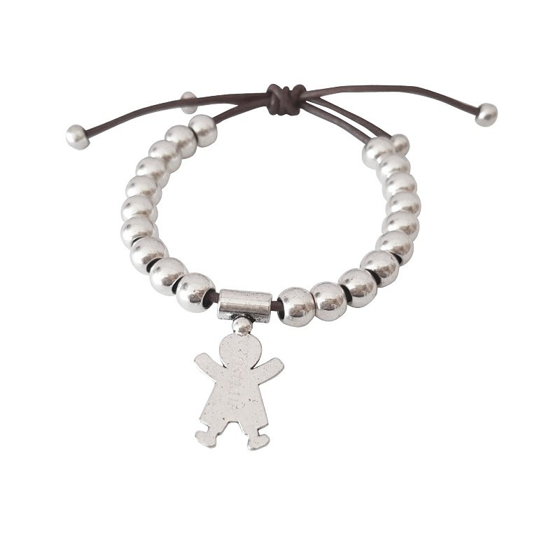 PULSERA PERSONALIZADA CON MEDALLAS PARA GRABAR
