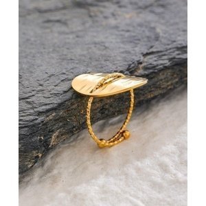 ANILLO OVALADO ACERO DORADO WATERPROOF AJUSTABLE