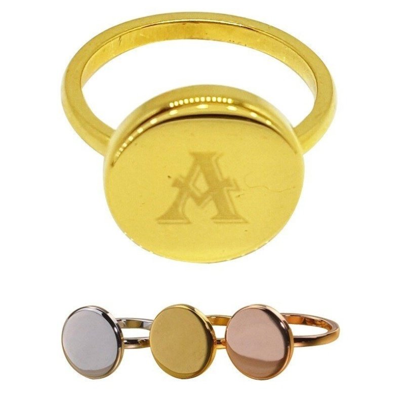 ANILLO SELLO PERSONALIZADO MUJER PARA GRABAR