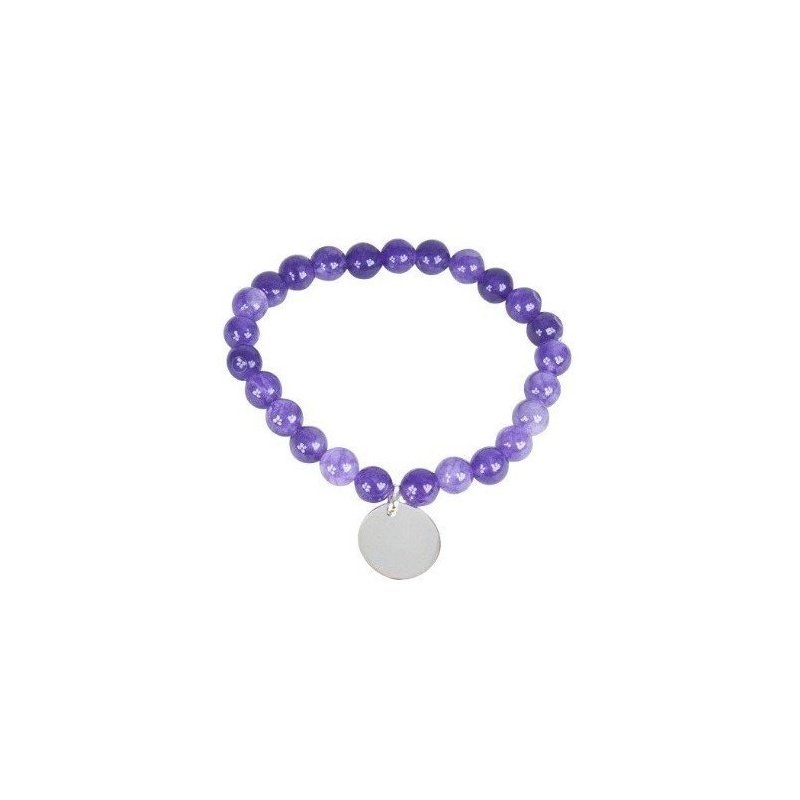 PULSERA PERSONALIZADA ZAMAK Y PIEDRAS NATURALES