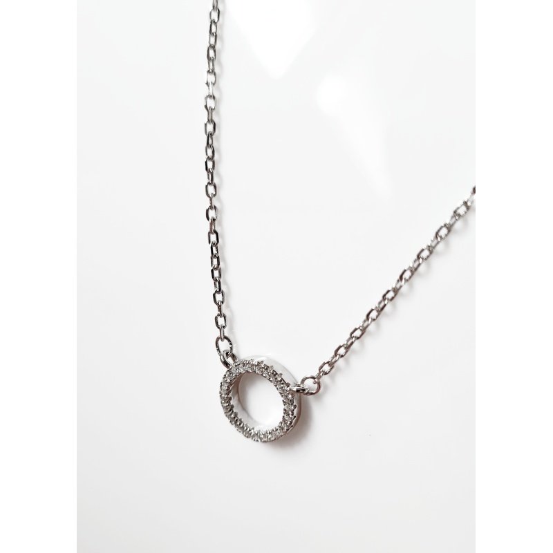 COLGANTE CÍRCULO PLATA DE 1ª LEY