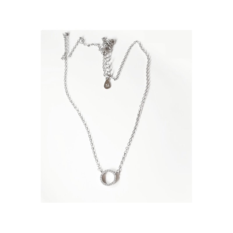 COLGANTE CÍRCULO PLATA DE 1ª LEY