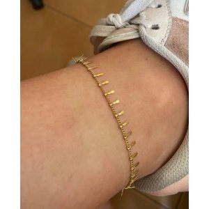 TOBILLERA COLGANTES ACERO