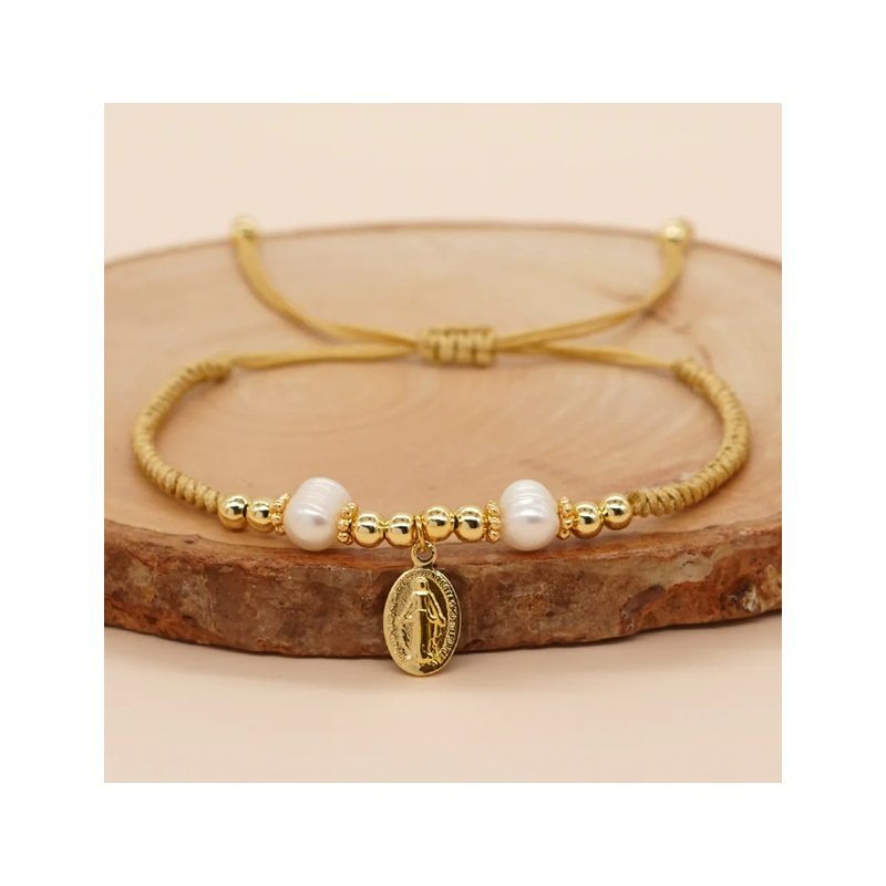 PULSERA NIÑA COMUNIÓN CON MEDALLA