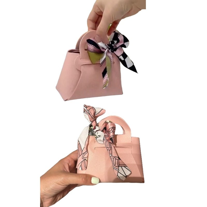 CAJA REGALO MINI BOLSO, VARIOS COLORES