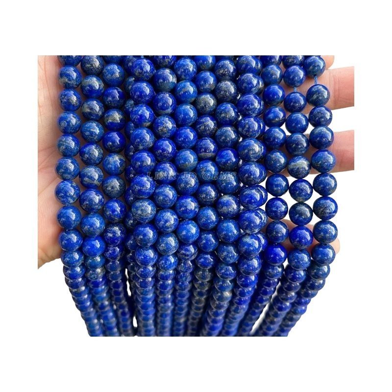 4 BOLAS DE LAPISLÁZULI (8 mm)