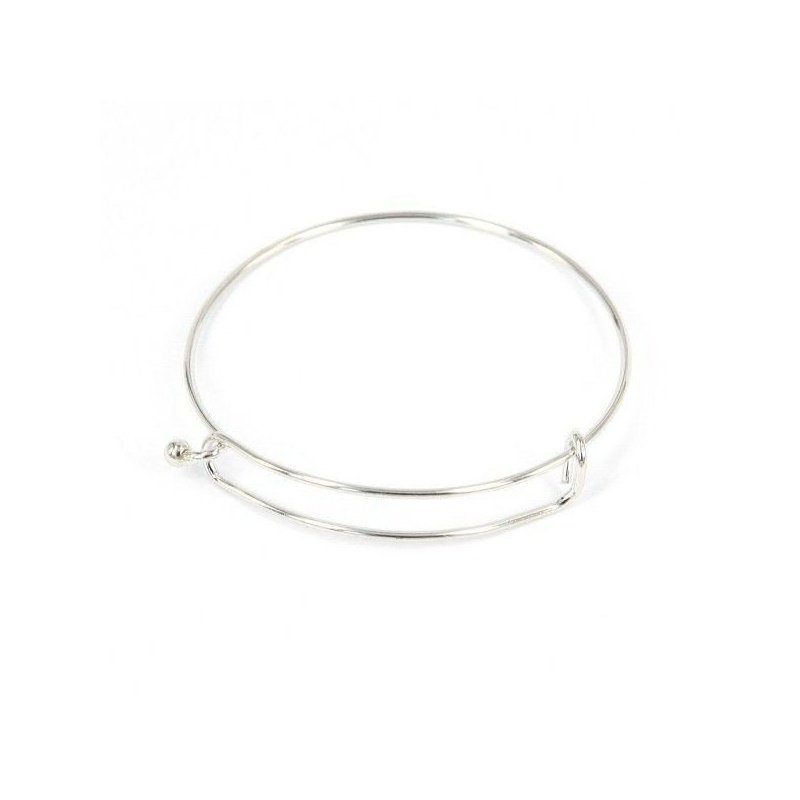 BASE PULSERA RÍGIDA PARA MEDALLAS O ABALORIOS