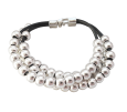 PULSERA CUERO ARTESANAL UNISEX TRIPLE FILA PULSERA CUERO ARTESANAL UNISEX TRIPLE FILA