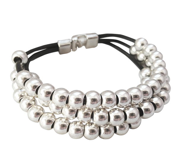 PULSERA CUERO ARTESANAL UNISEX TRIPLE FILA PULSERA CUERO ARTESANAL UNISEX TRIPLE FILA