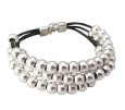 PULSERA CUERO ARTESANAL UNISEX TRIPLE FILA PULSERA CUERO ARTESANAL UNISEX TRIPLE FILA