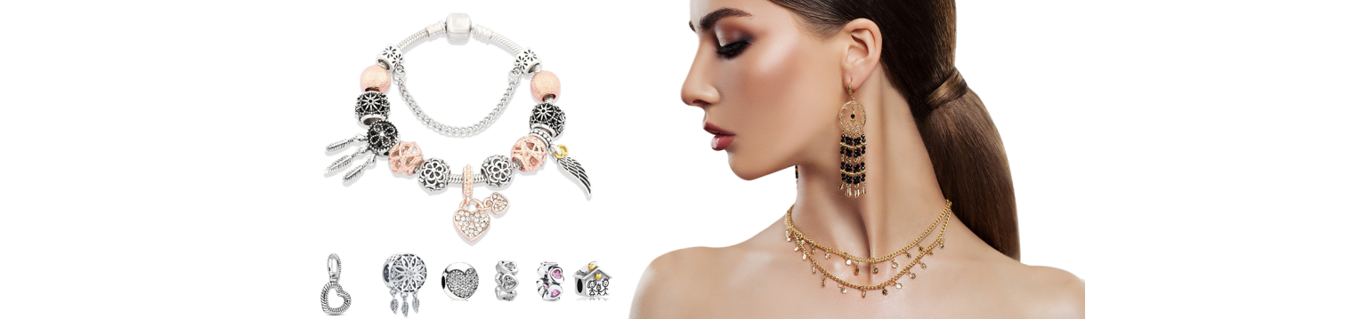 Pulseras compatibles con Pandora ♥ Abalorios de plata Pandora baratos