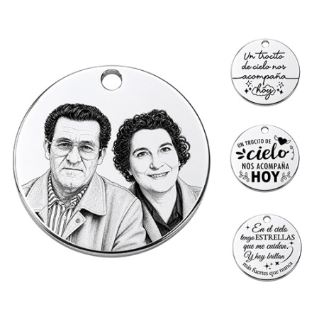 Medallas con frases