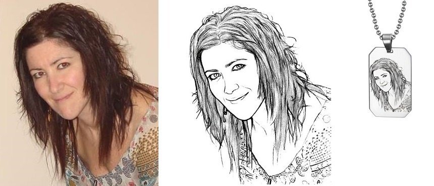 colgantes con foto personalizados