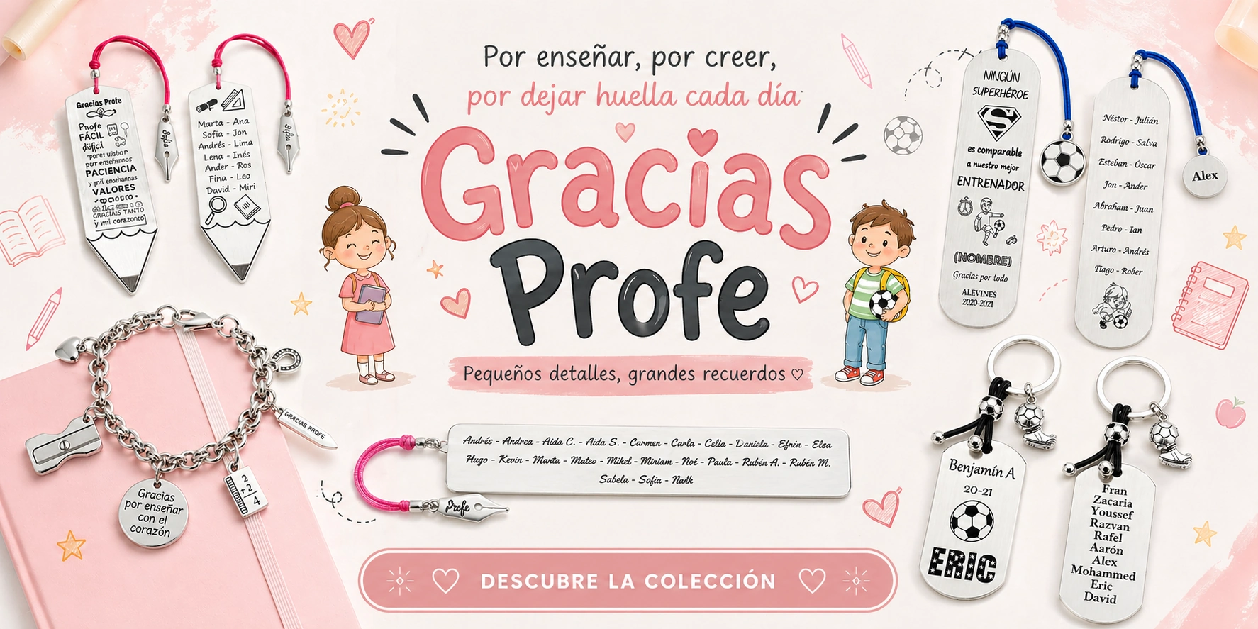 Regalos para profesores y entrenadores fin de curso